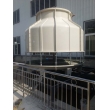 绵阳盐亭200T圆形玻璃钢冷却塔水循环系统安装现场